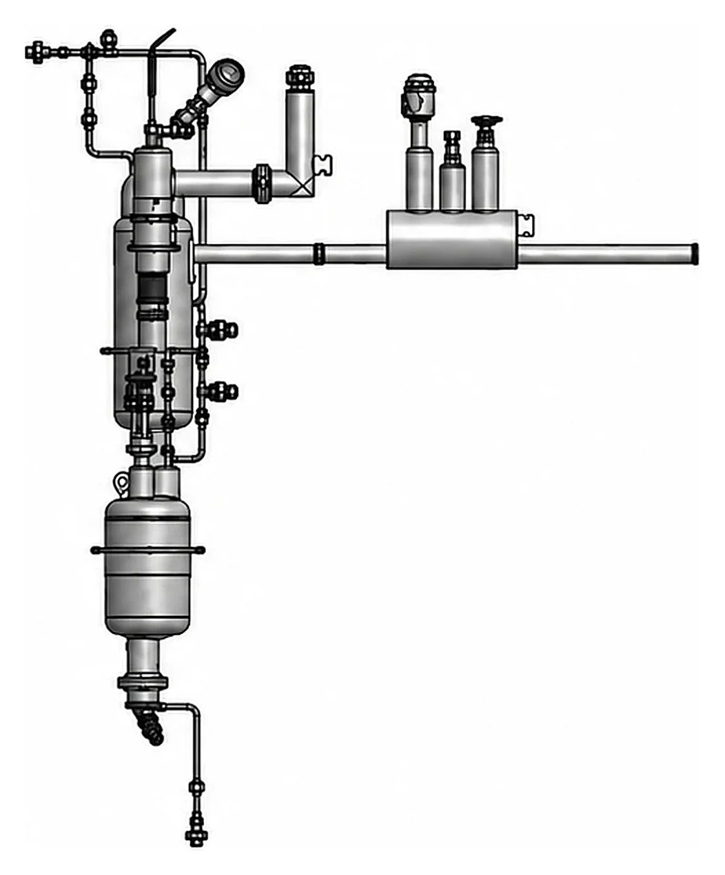 Aseptic doser with distribution manifold