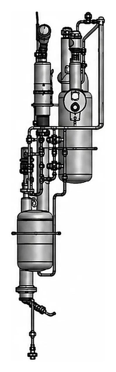 Terboven aseptic liquid nitrogen doser assembly