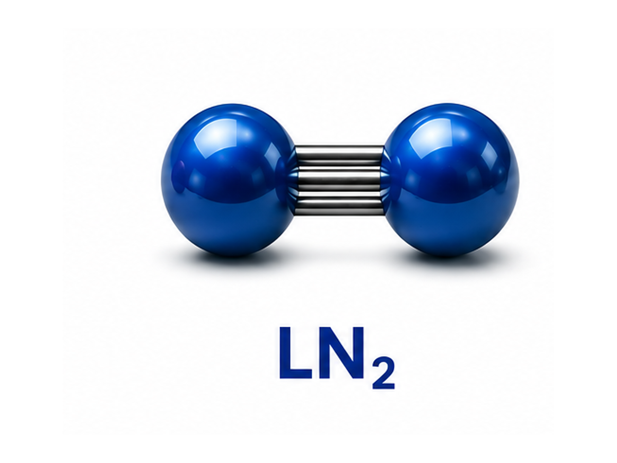 Liquid nitrogen (N₂) molecule