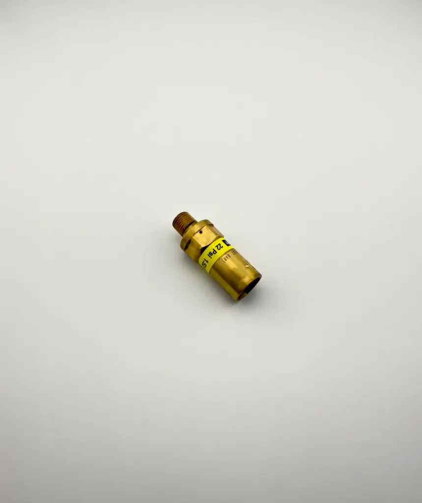 RV BRS 1/4MPT 22PSI
