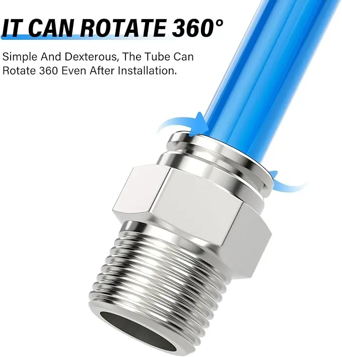 8mm P2F to 1/4" NPT