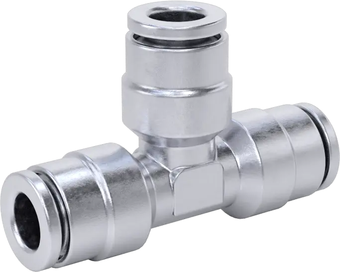 1/4" Push to Fit T Connector