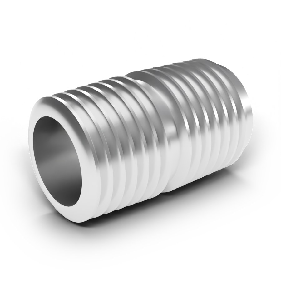 Pipe Nipple, 1/4 NPT, 7/8" Long