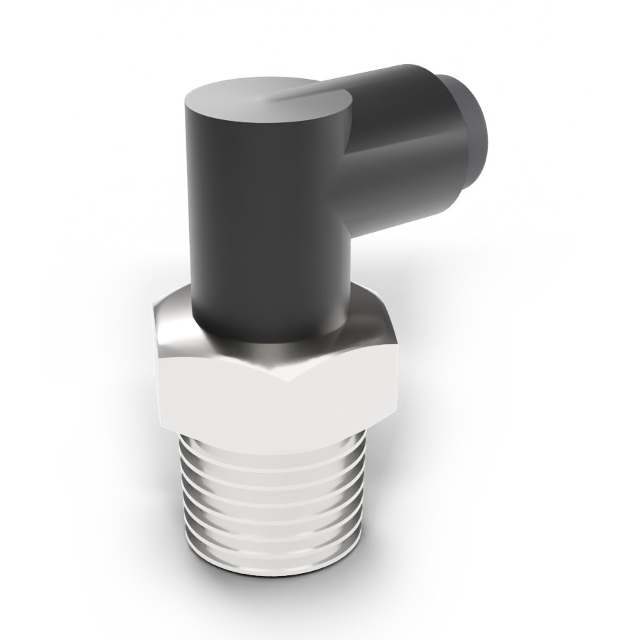 4mm P2F 90 to 1/4" NPT