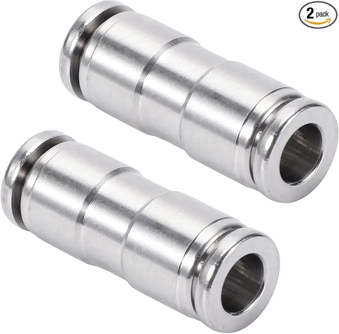 6mm Push to Fit to 1/4" Push to Fit Adapter