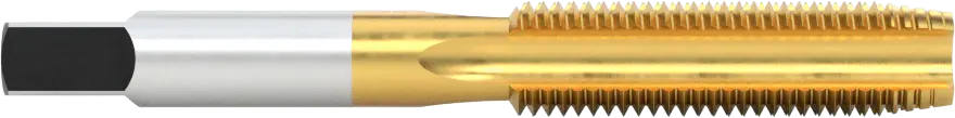 Tin Coated High-Speed Steel Tap - 7/16"