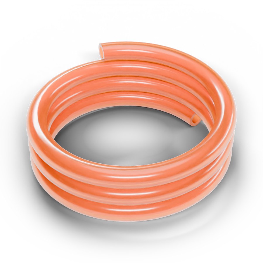 4mm Polyurethane Tubing, Orange (By The Foot)
