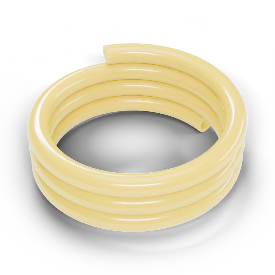 4mm Polyurethane Tubing, Yellow (By The Foot)
