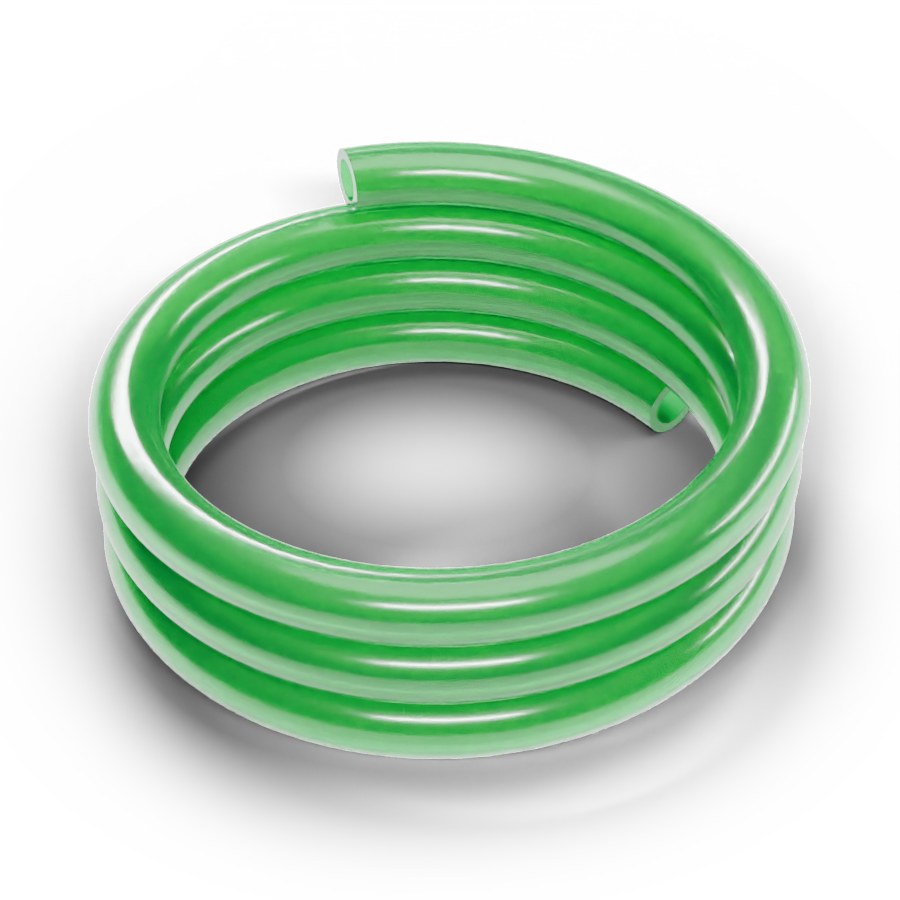 6mm Polyurethane Tubing, Green (By The Foot)