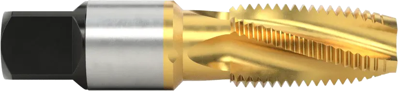 1/4" NPT Conduit Tap for STL&SS TiN-Coated Cobalt Steel