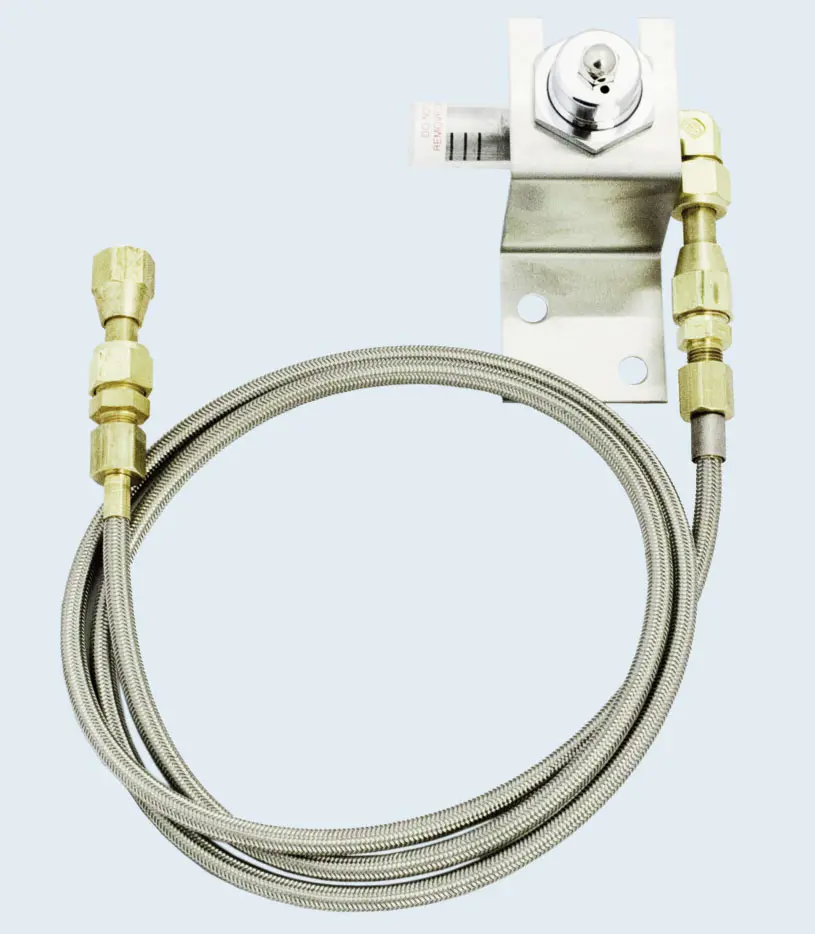 Wall Mount Bracket for Whisper Valve, 6' Hose, CGA 295