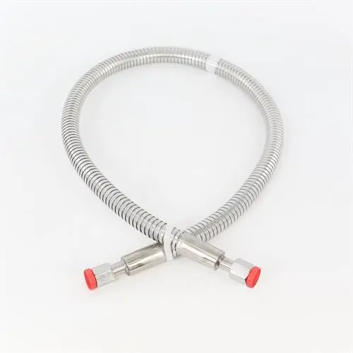 Dewar Transfer Hose, Non-VJ, 4' Braided