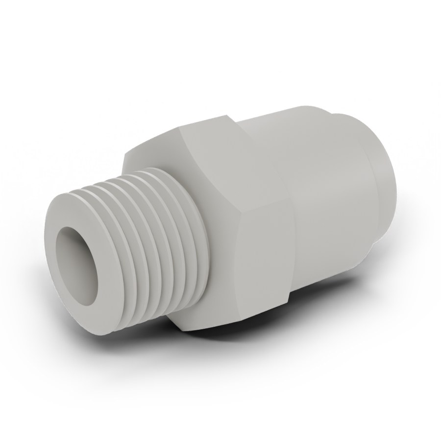 Orifice P2F Fitting, 1/8" MNPT x 1/4" Tube