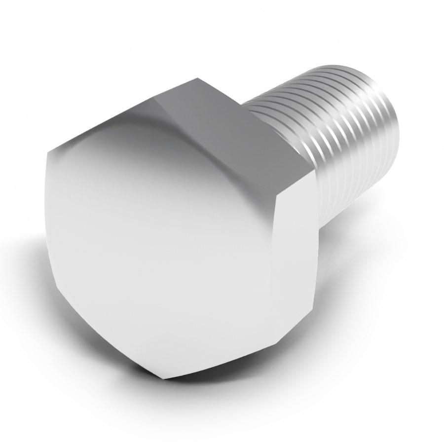 Hex Head Bolt, 1"-8 x 2", 316 SS