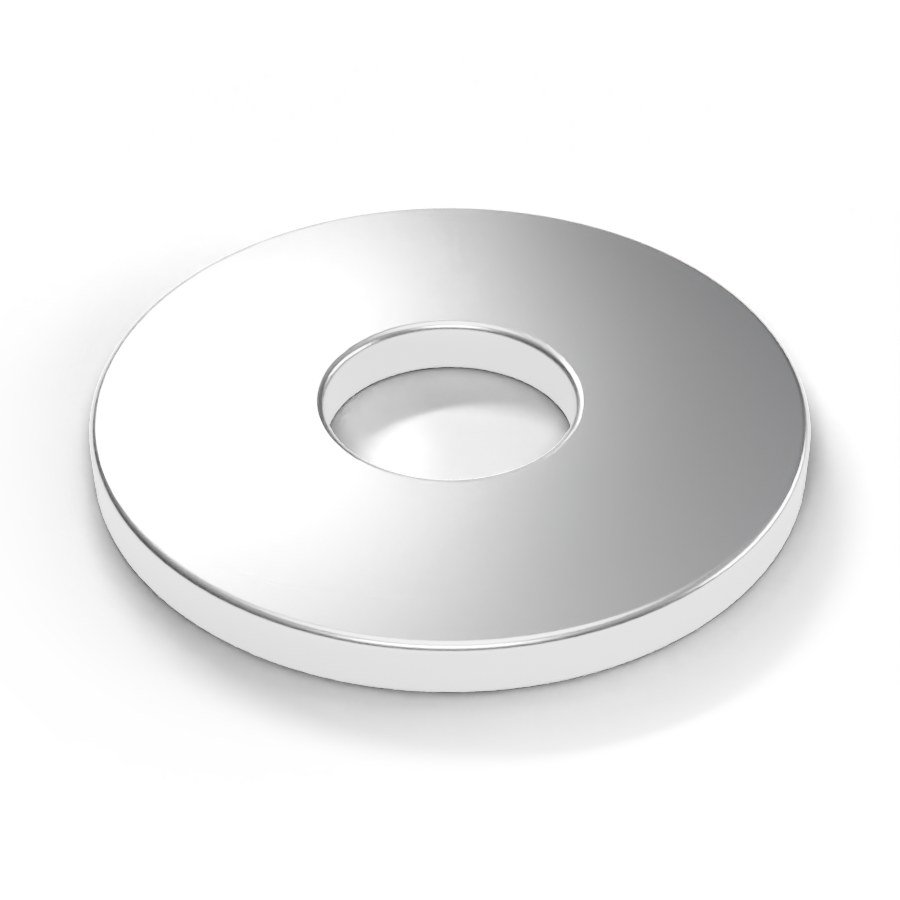 Oversized Flat Washer, M8 (8.4 mm ID x 24 mm OD), 18-8 SS