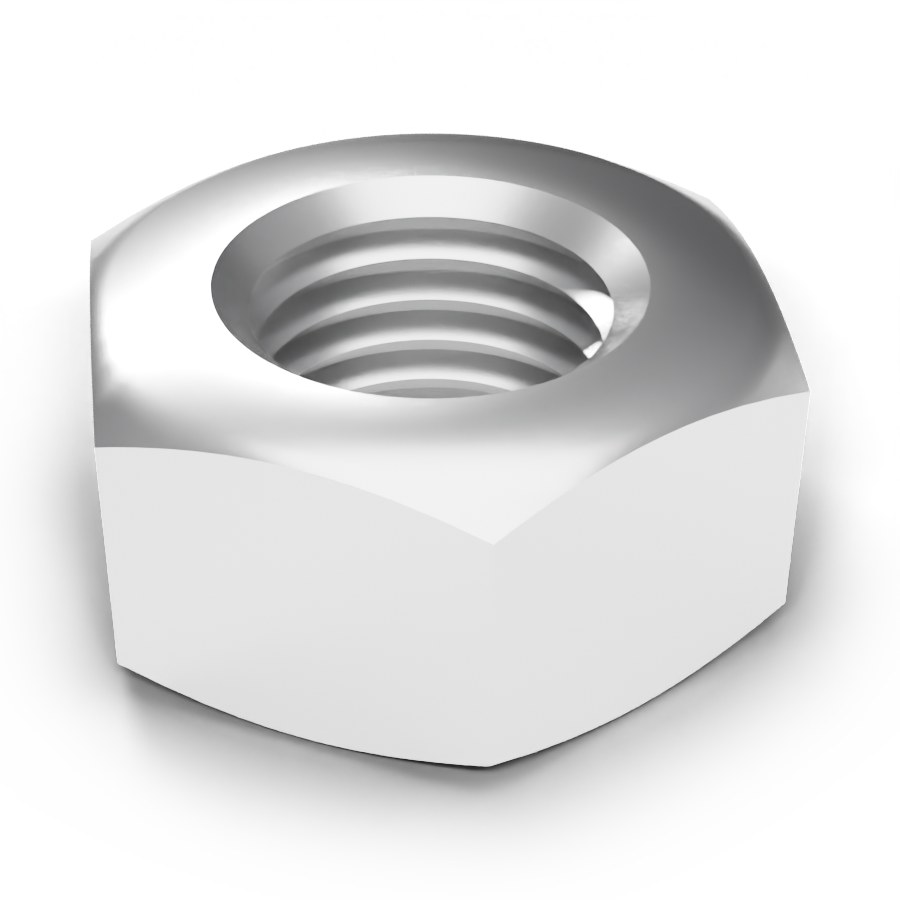 Hex Nut, M8 x 1.0, 18-8 SS