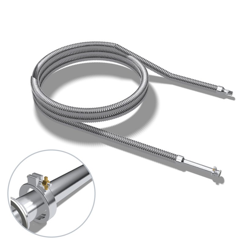 1" ID Flex Hose, 1250F, MPT, 30'