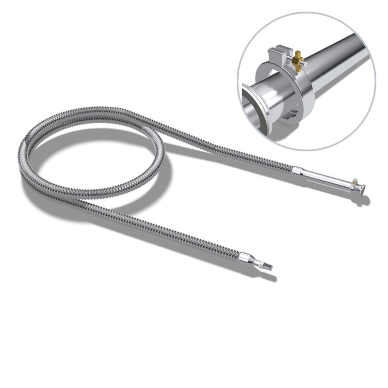 1/2" ID, Flex Hose, MPT, 1250F, SW, 15'