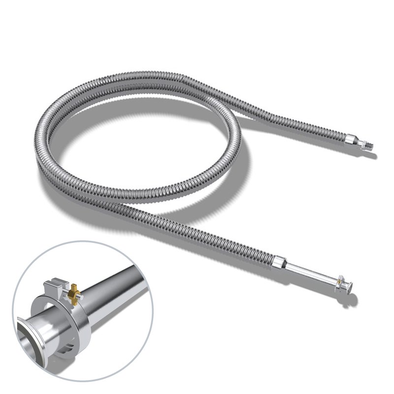 1" ID, Flex Hose, MPT, 1250F, SW, 20'