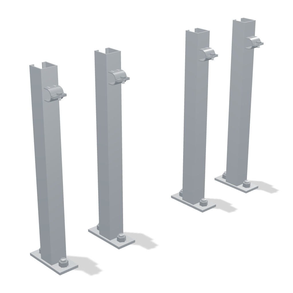 Stainless Manifold Floor Stand