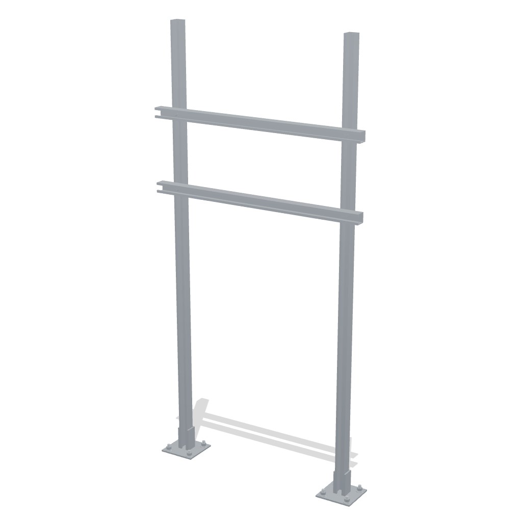 ADF 105 Floor Stand, 304 SS Strut