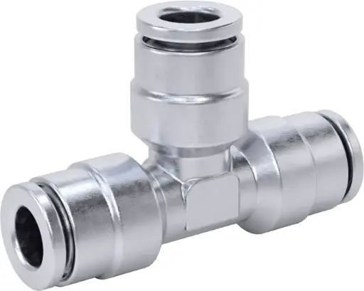 [25PF-21-SS] 1/4" P2F T Connector
