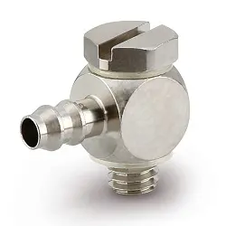 [26-4-10.32] Bimba Barb Elbow- 4mm to 10-32