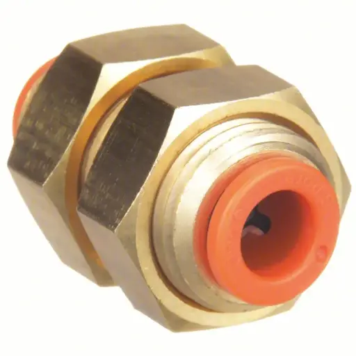 [25B25] 1/4" Push to Fit Brass Port Fitting