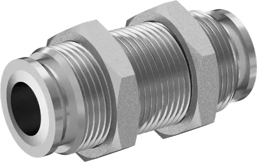 [8F-P2F-8F] Interface Box 8mm Fittings, SS, F-F