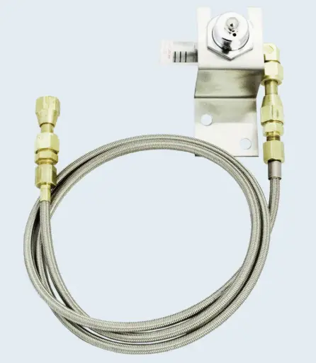 [231613-6296] Wall Mount Bracket for Whisper Valve, 6' Hose, CGA 295