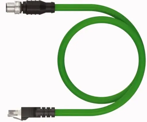[4MSN-E-2] 4 Pin M12 Ethernet Cable