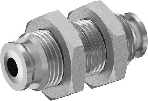 [99104.1] Interface Box 4mm Fittings, SS, F-F (No Washer)