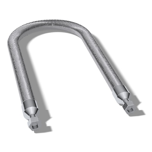 [JSFG295-120-FG295] Dewar Filler Hose 1/2" ID, VJ, CGA 295 Ends, 10'