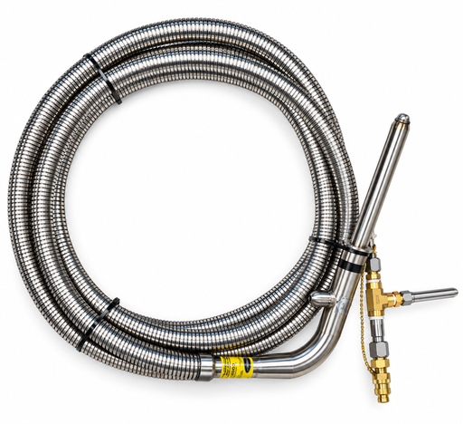 [JF4-20-DM-F-RV] 20' Cflex VJ Hose, with 10 Micron Filter and SRV Assy