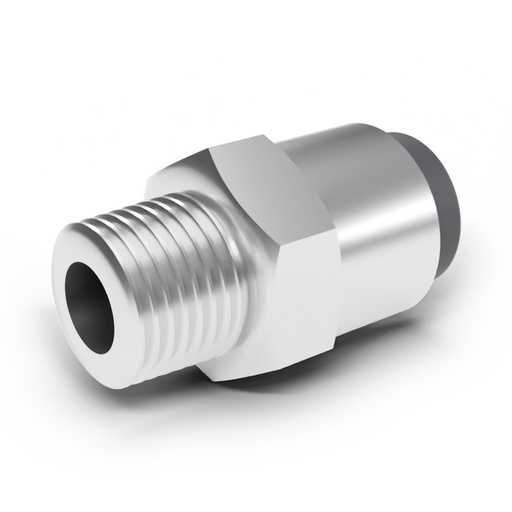 [APF6E-S-NM125] 6mm P2F to 1/8" NPT SS