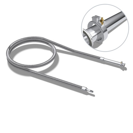 [JSMN50-180-FB1250] 1/2" ID, Flex Hose, MPT, 1250F, SW, 15'