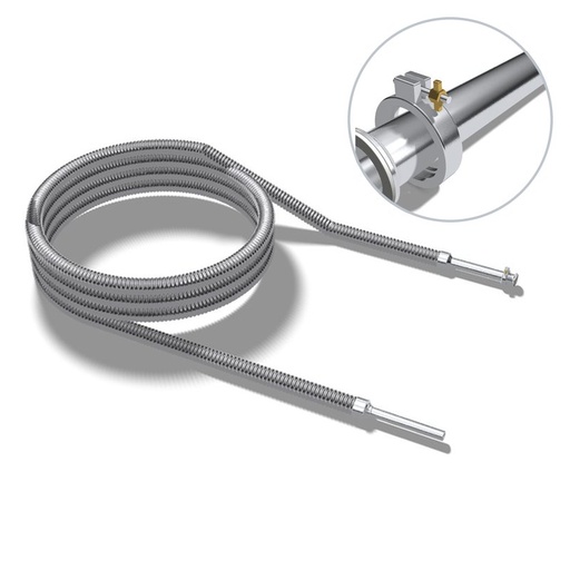 [JSMB1250-480-FB1250] VJ Flex Spiral, Male Bayonet 1250 x Female Bayonet 1250, 40'