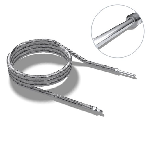 [JSMN100-480-MB1250] VJ Flex Spiral, Male NPT 1" x Male Bayonet 1250, 40'