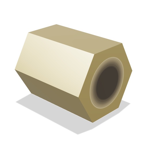 [CNF75-R-NF75] Brass Coupling, 3/4" FNPT x 3/4" FNPT, 3000 PSI