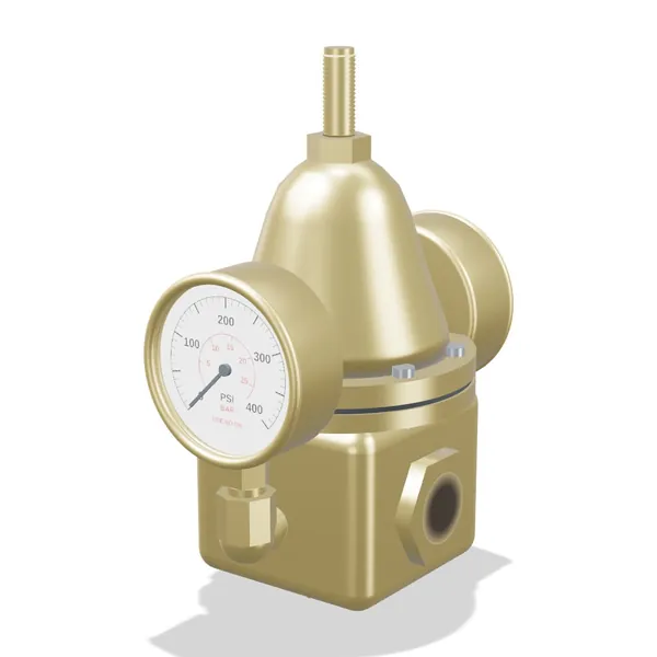 [7181] Gauged Gas Regulator Assembly, 3/4" FNPT, 50-135 psig